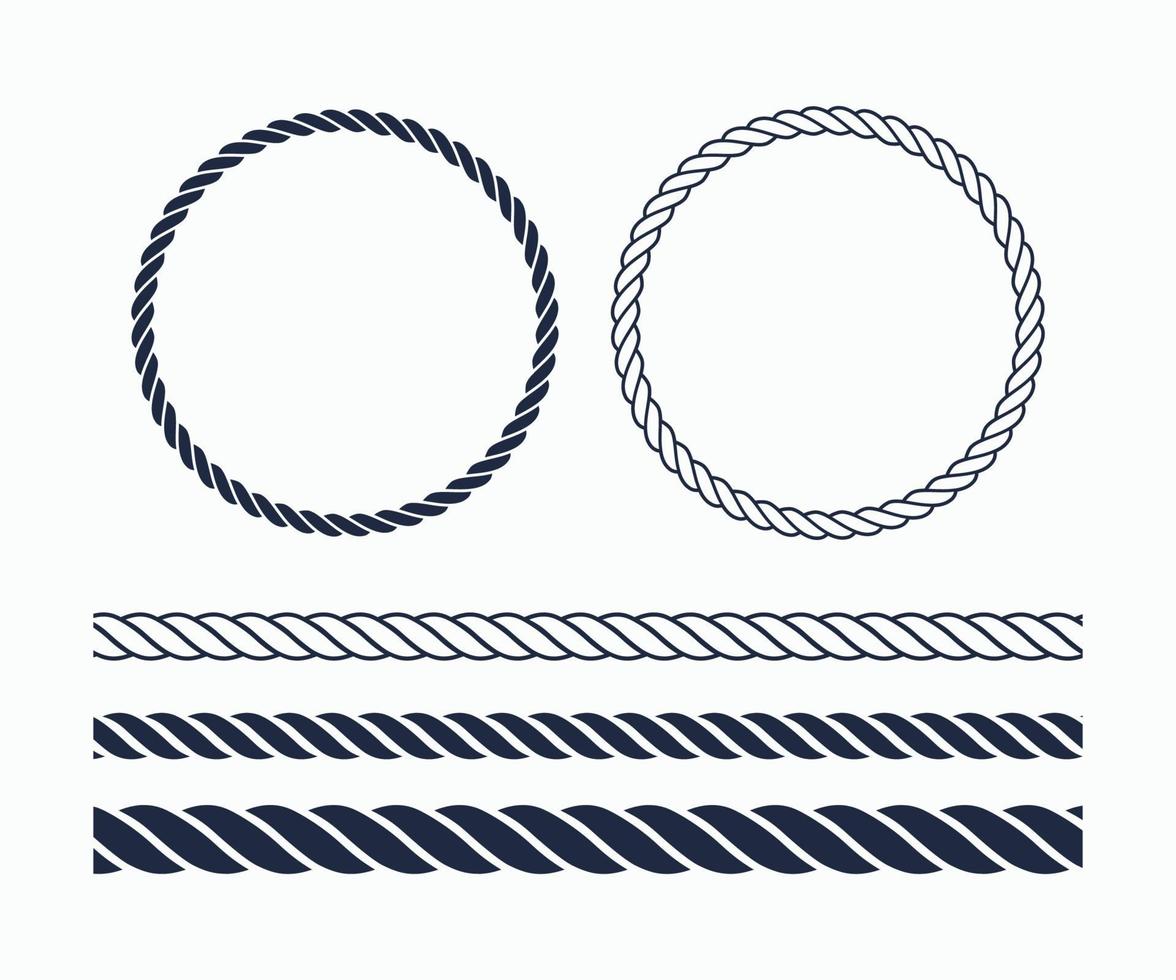 modelo de ícone de vetor de corda