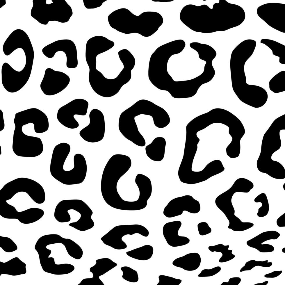 padrão de motivos de família de gato grande de chita, leopardo ou jaguar. série de estampas de animais. ilustração vetorial vetor