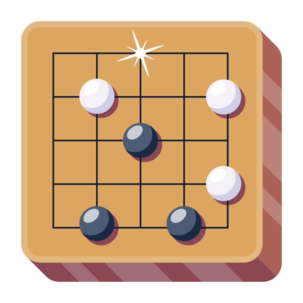 download de um ícone plano de jogo de tabuleiro vetor