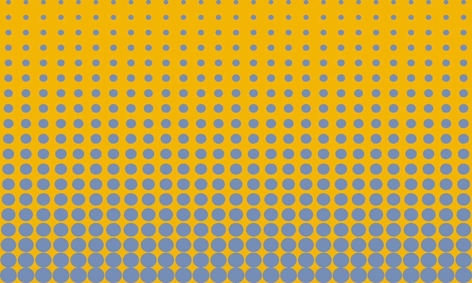 abstrato gráfico futurista moderno hipster. fundo amarelo com listras. círculo de psiquiatra colorido azul e amarelo vetor