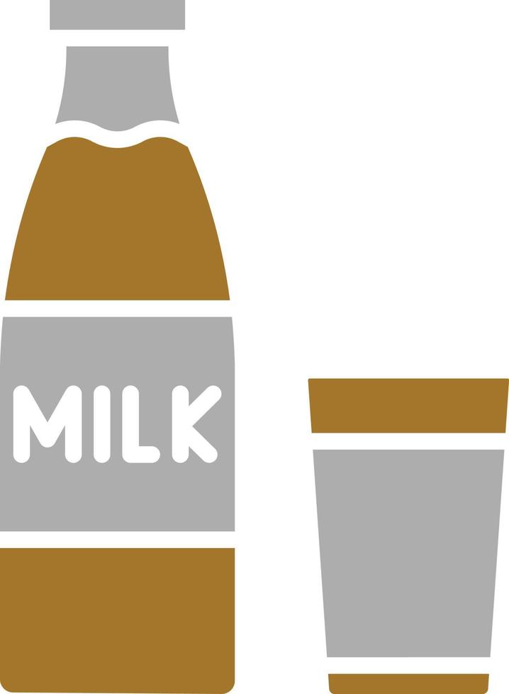 estilo de ícone de leite vetor