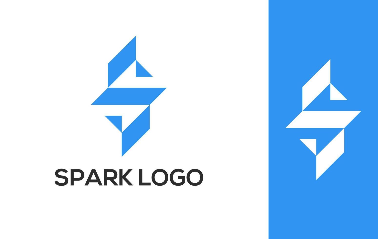 modelo de design de logotipo simples letra abstrata s sobre fundo branco. adequado para qualquer logotipo de marca. vetor