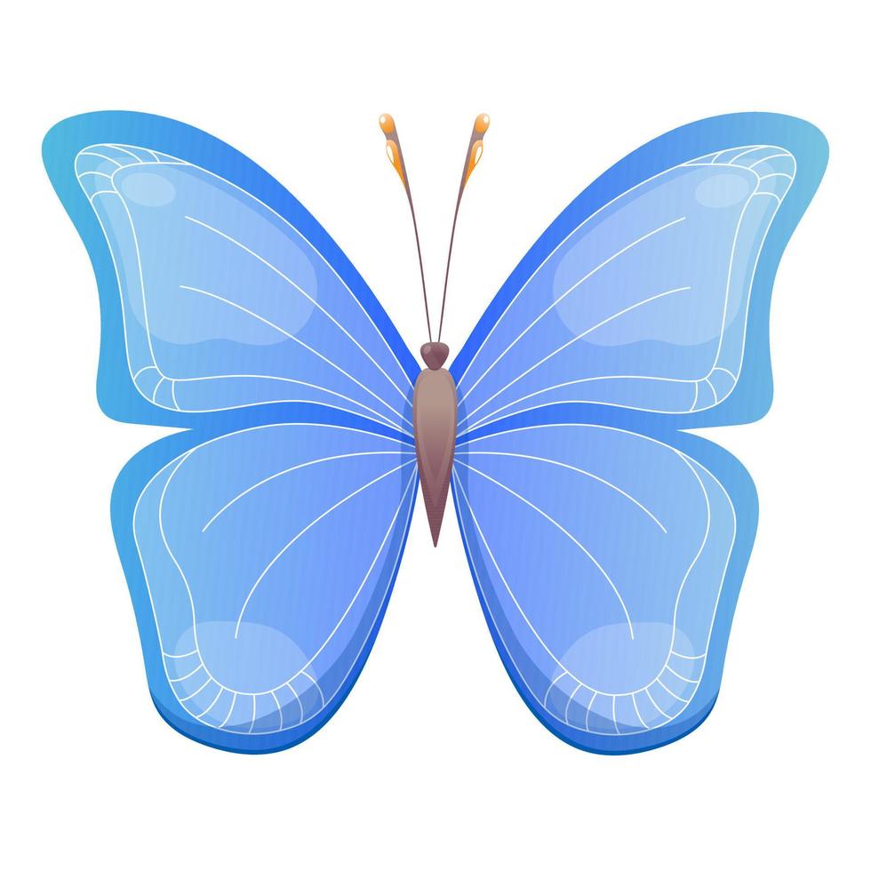 borboleta colorida mágica brilhante. ilustração vetorial isolado. vetor