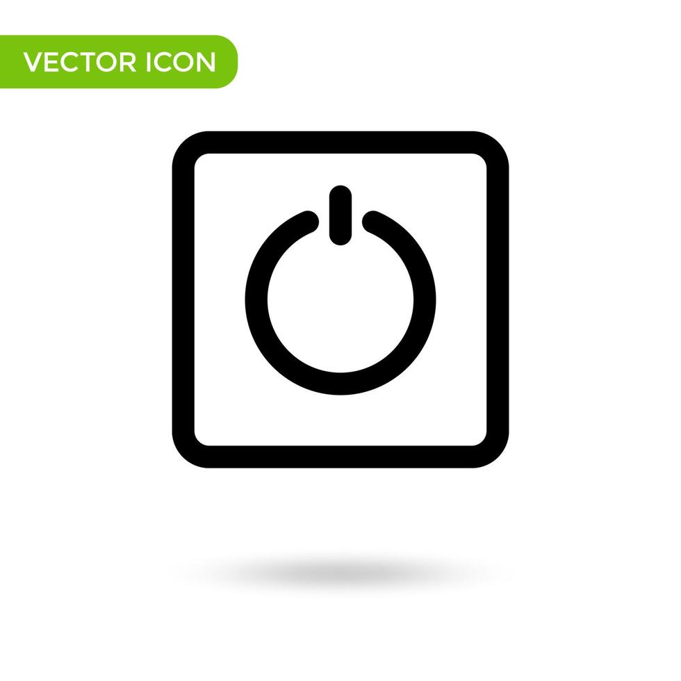 ícone de energia. ícone mínimo e criativo isolado no fundo branco. marca de símbolo de ilustração vetorial vetor