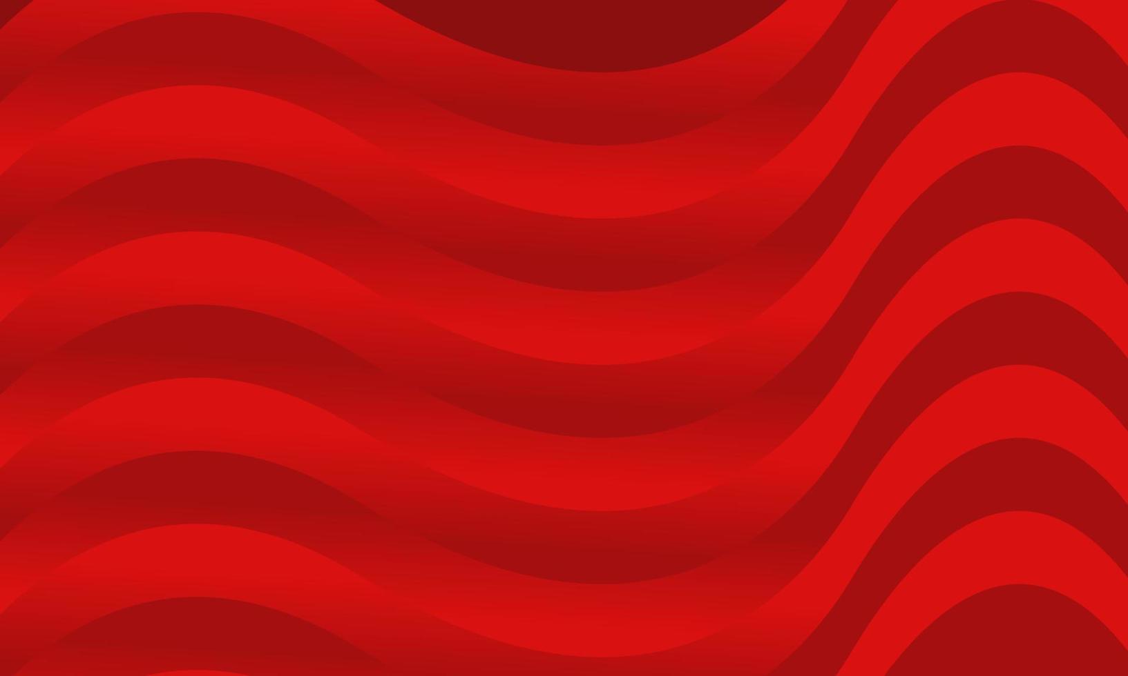 fundo abstrato vermelho com gradiente de curva vetor