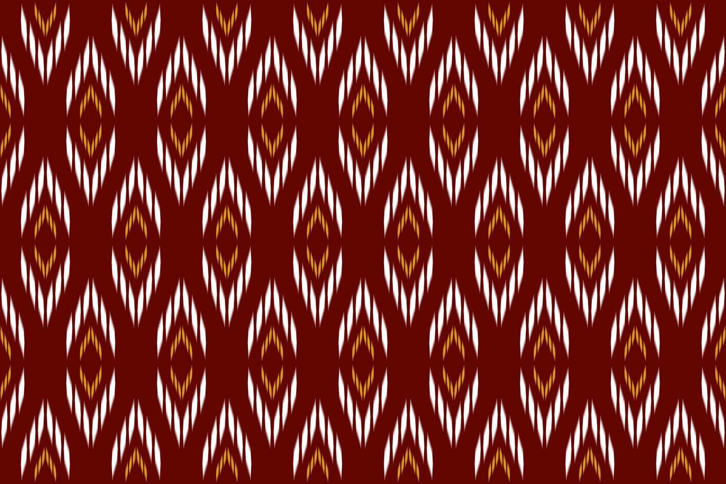 padrão sem emenda ikat em tribal. arte de padrão étnico de tecido. estilo americano, mexicano. design para plano de fundo, papel de parede, ilustração vetorial, tecido, vestuário, tapete, têxtil, batik, bordado. vetor