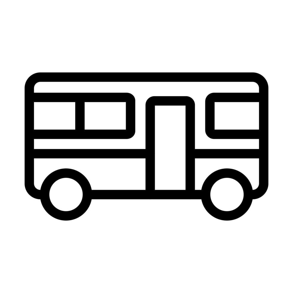 design de ícone de ônibus vetor