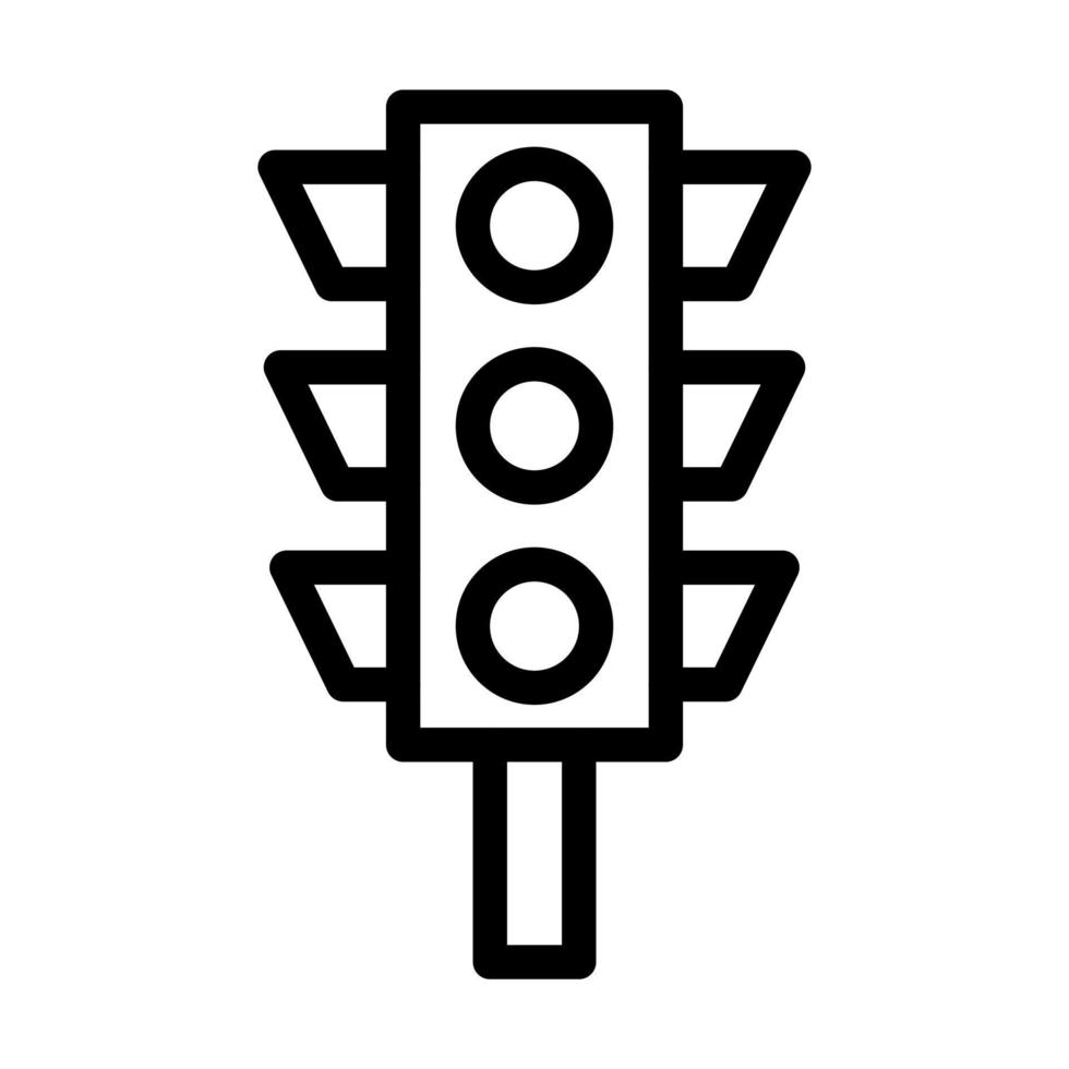design de ícone de controle de tráfego vetor