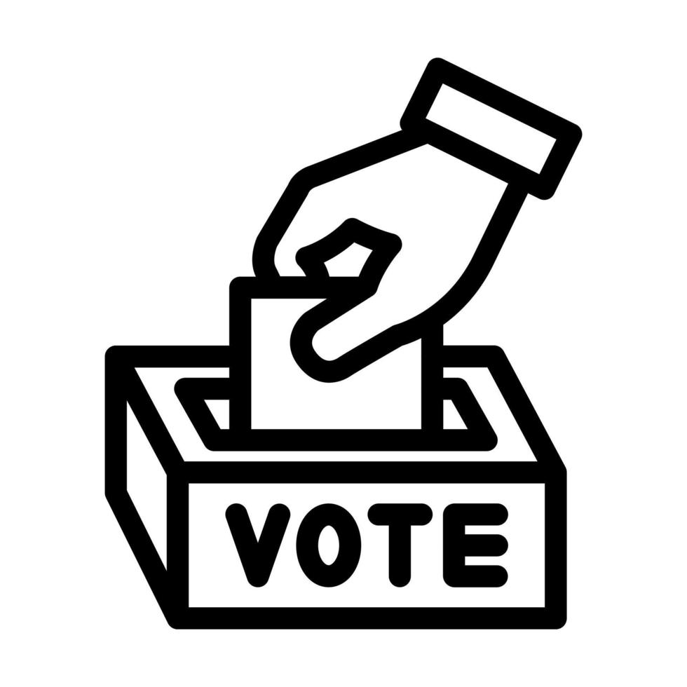 design de ícone de eleições vetor