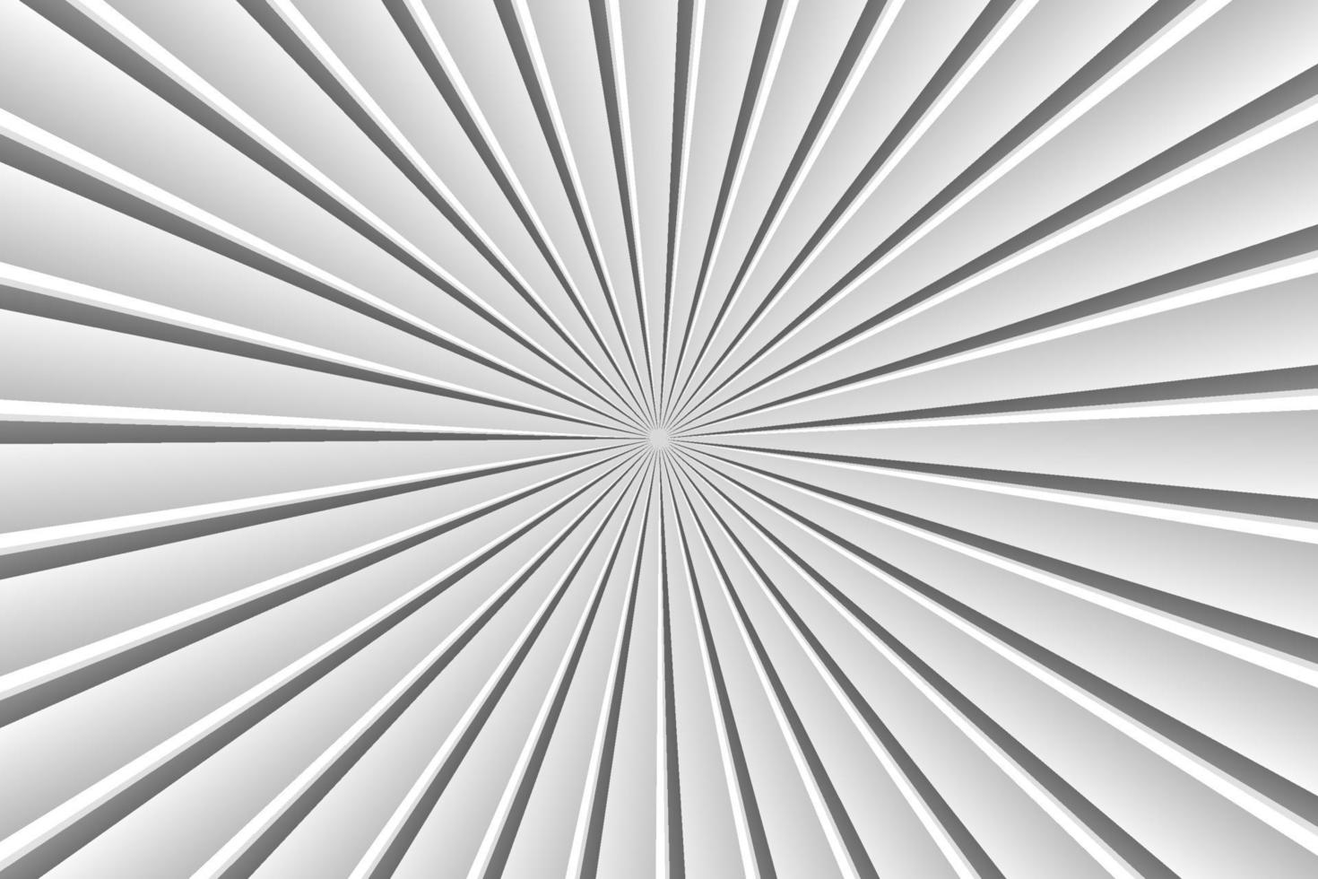 vetor de design de fundo em quadrinhos abstrato de sunburst branco moderno