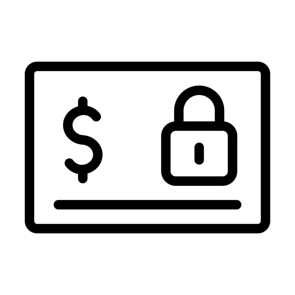 design de ícone de pagamento seguro vetor