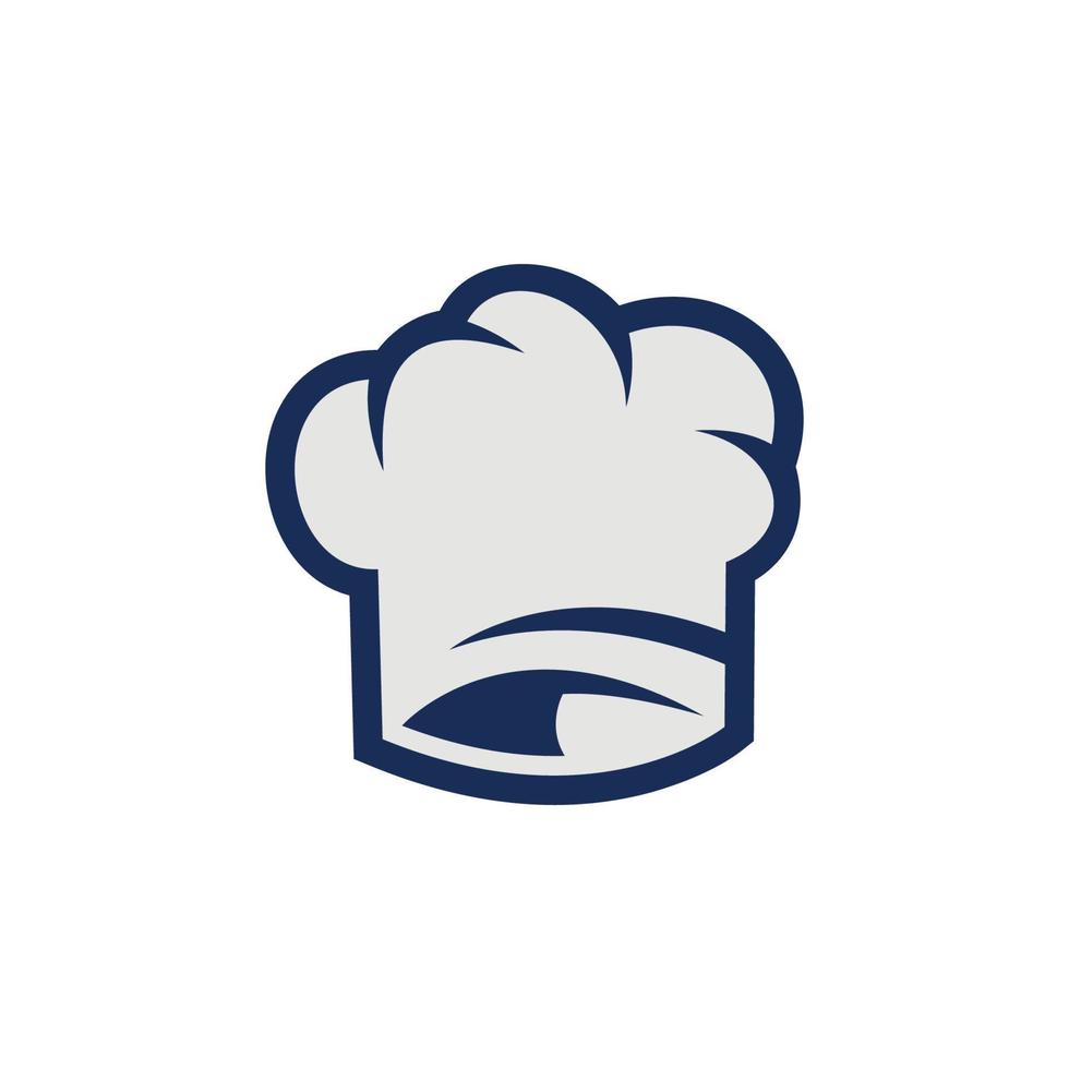 modelo de vetor de logotipo e símbolos de chef de chapéu