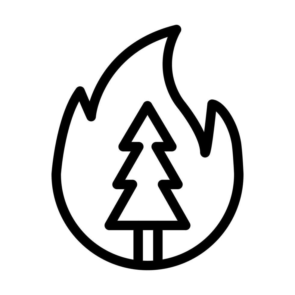 design de ícone de incêndio vetor