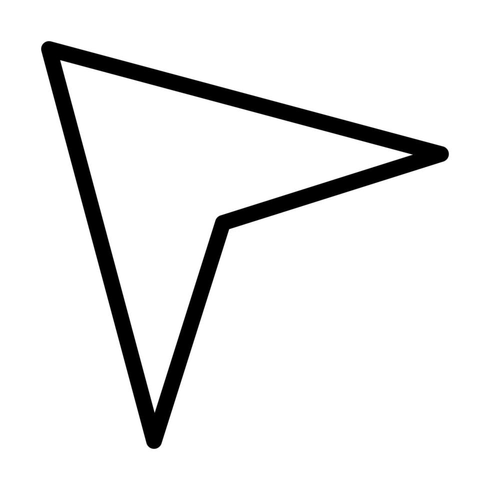 design do ícone do cursor do mouse vetor