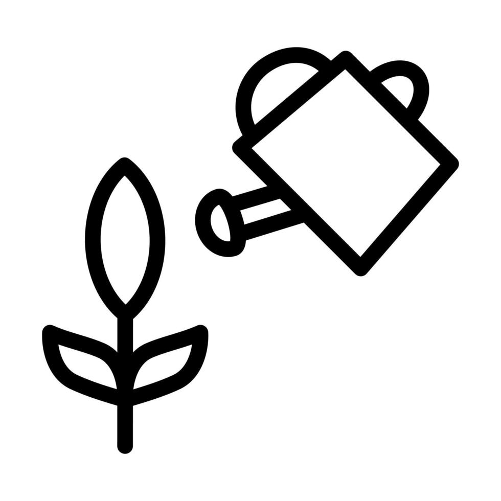 design de ícone de plantas regando vetor