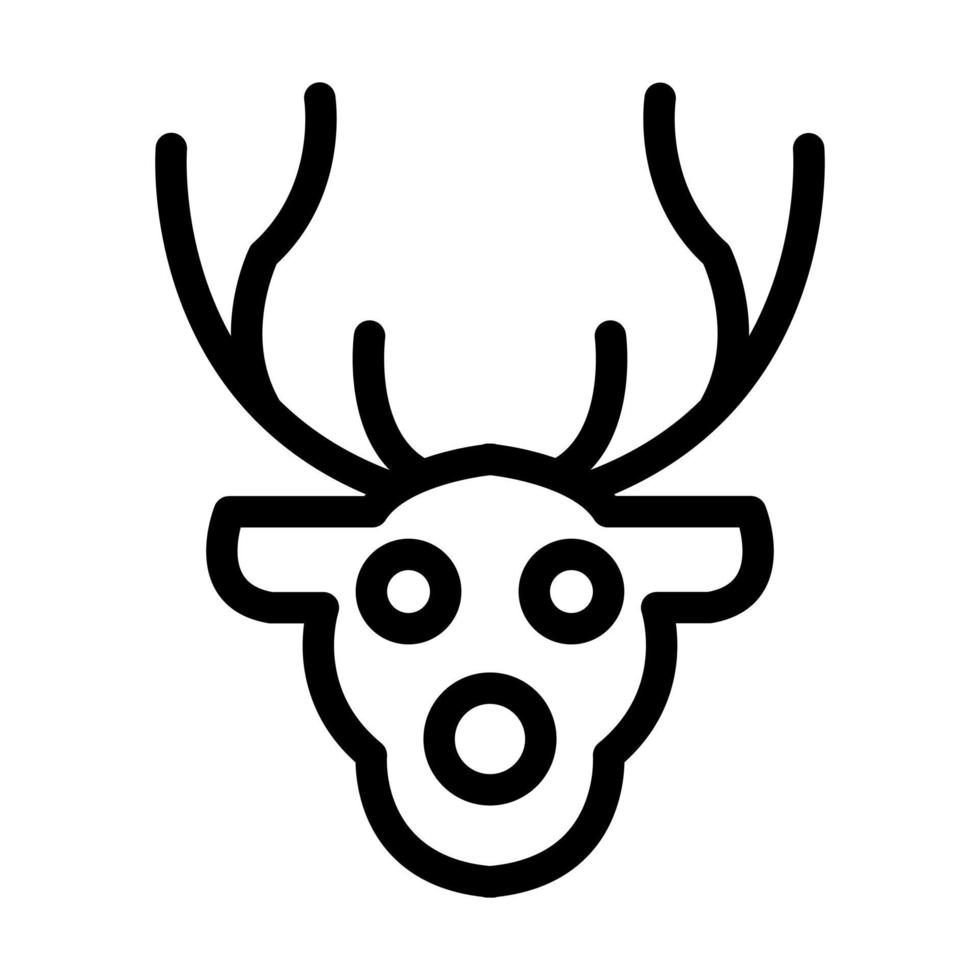 design de ícone de rena vetor
