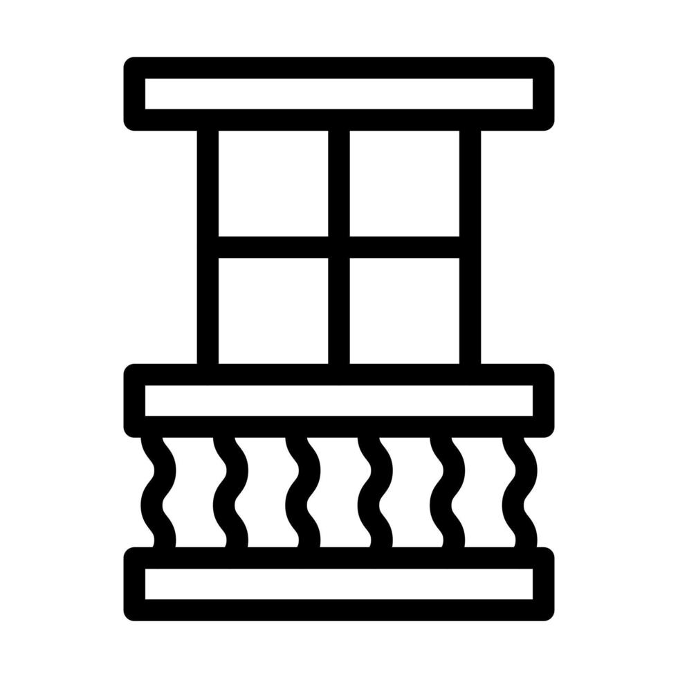 design de ícone de varanda vetor