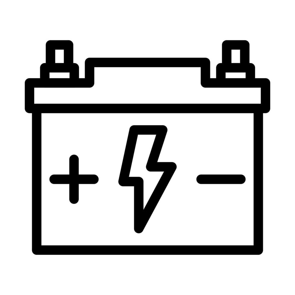 design de ícone de bateria vetor