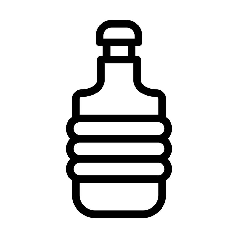 design de ícone de garrafa de água vetor
