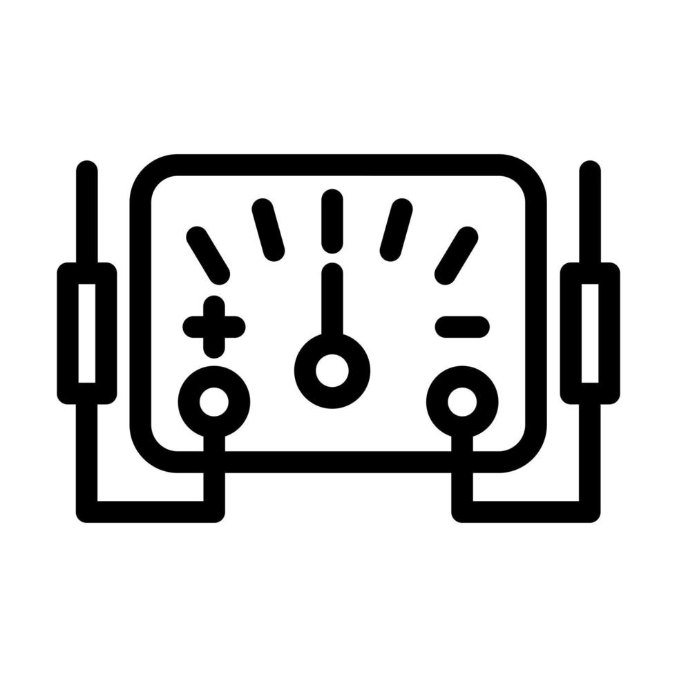 design de ícone de indicador de tensão vetor