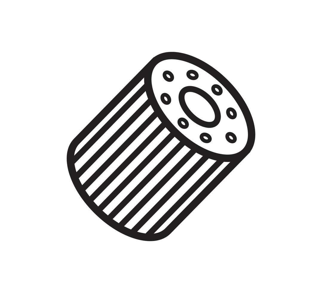 modelo de design de logotipo de vetor de ícone de óleo de filtro