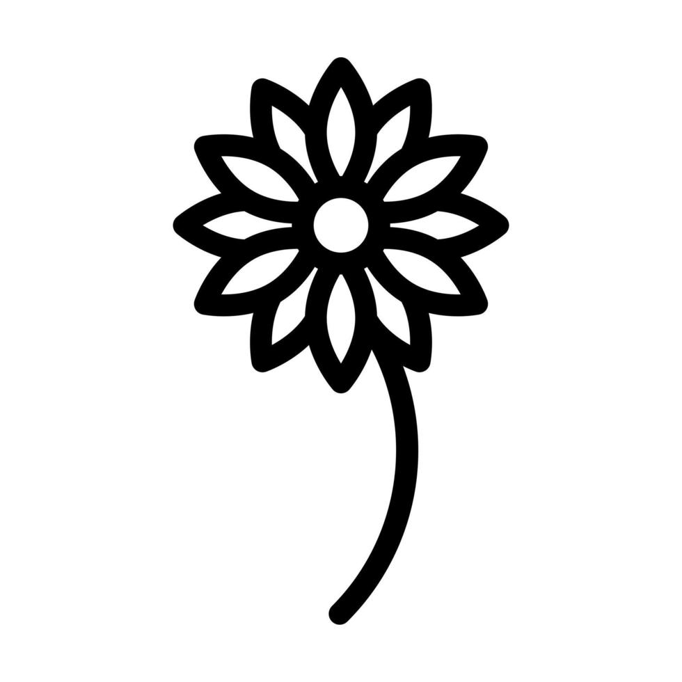 design de ícone de flor vetor