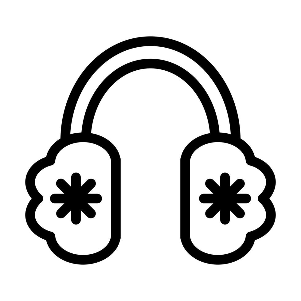 design de ícone de protetor de ouvido vetor