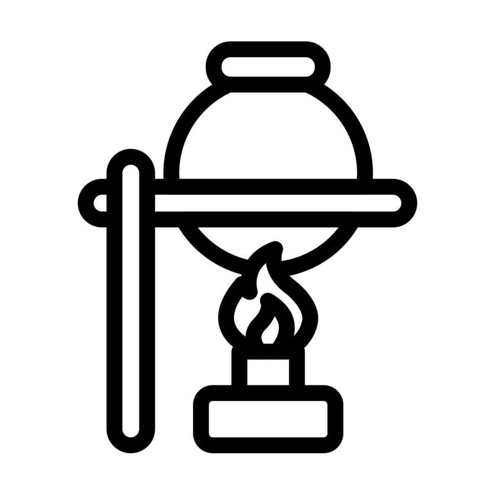 design de ícone em chamas vetor