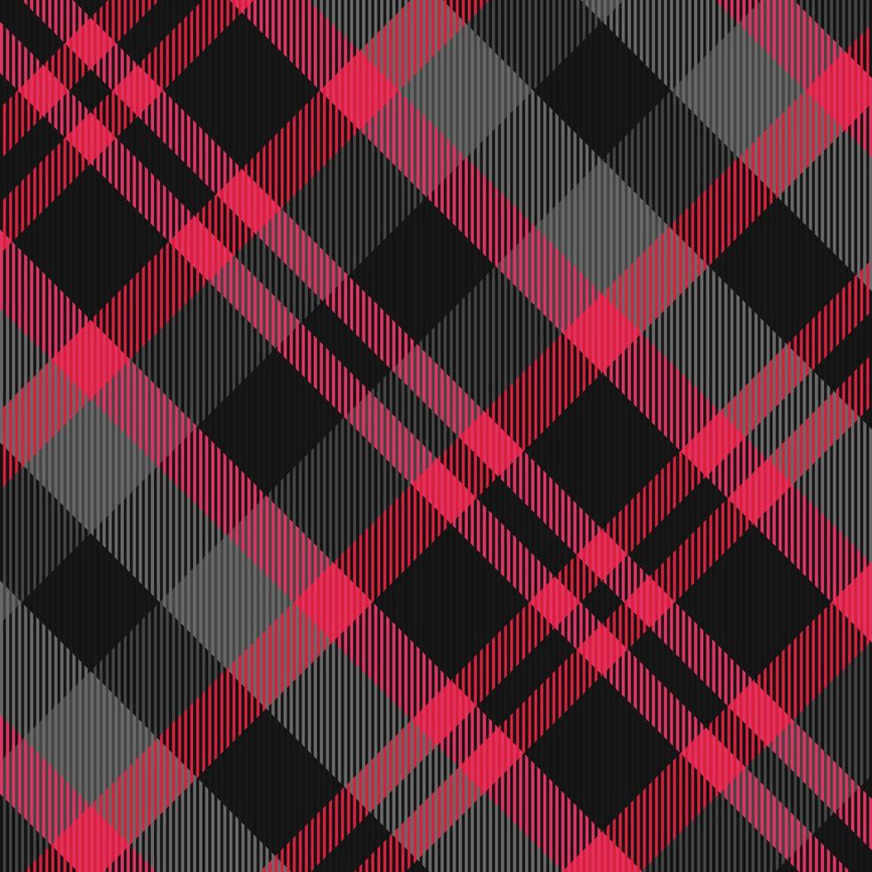 padrão de cor de noite tartan ou xadrez. vetor