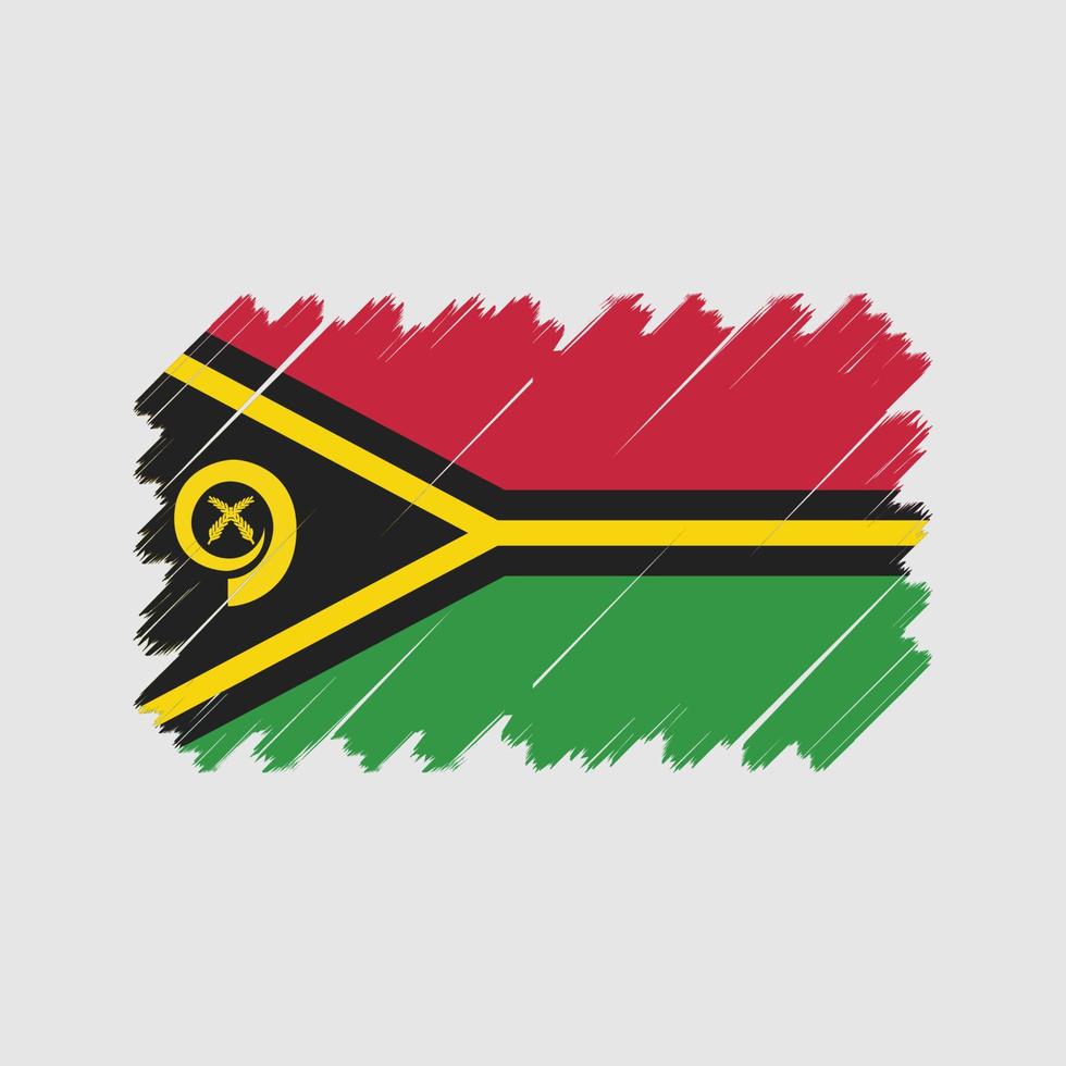 vetor de bandeira de vanuatu. bandeira nacional