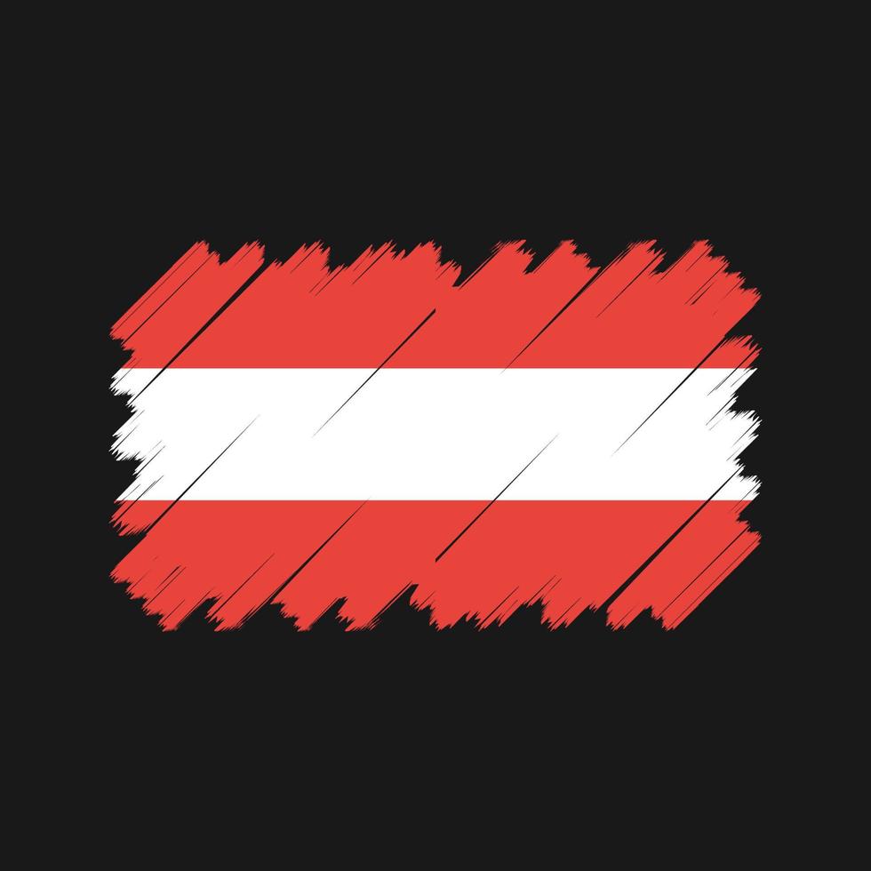 vetor de bandeira da Áustria. bandeira nacional