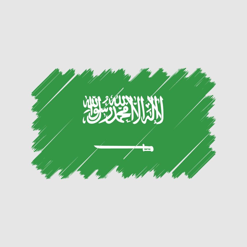 vetor de bandeira da arábia saudita. bandeira nacional