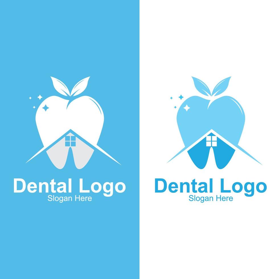 vetor de logotipo de saúde dental, mantendo e cuidando dos dentes, design para serigrafia, empresa, adesivos, plano de fundo