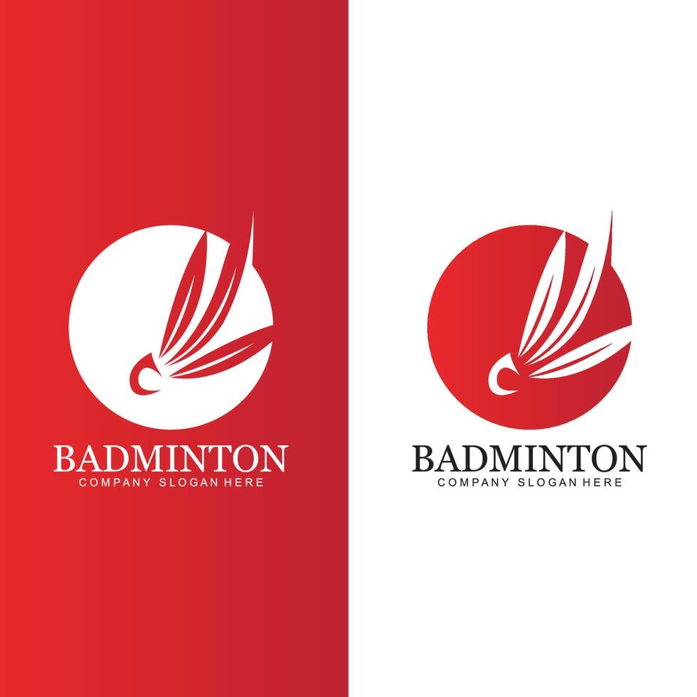 vetor de ícone de logotipo de badminton, jogador de esportes, usando raquete, conceito retrô premium