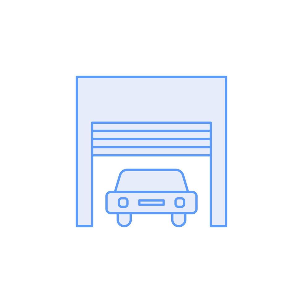 vetor de ícone de garagem para apresentação de ícone de símbolo de site