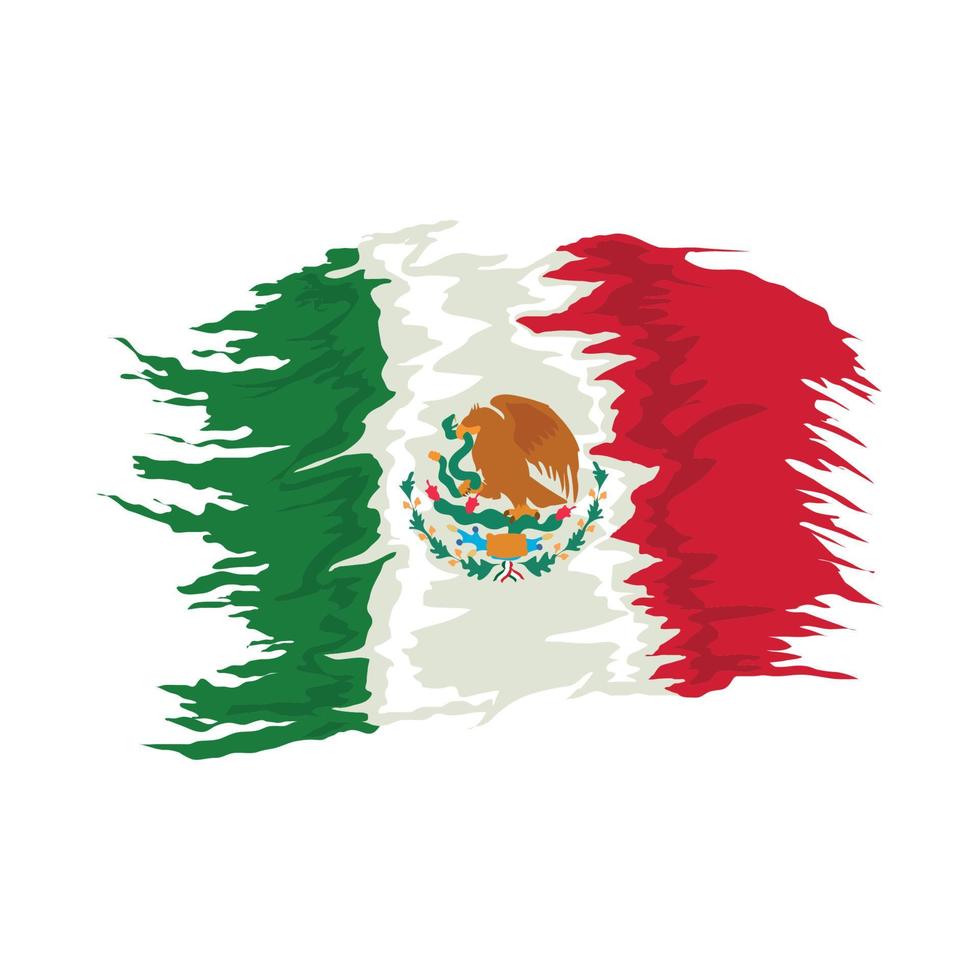 bandeira do méxico vetor