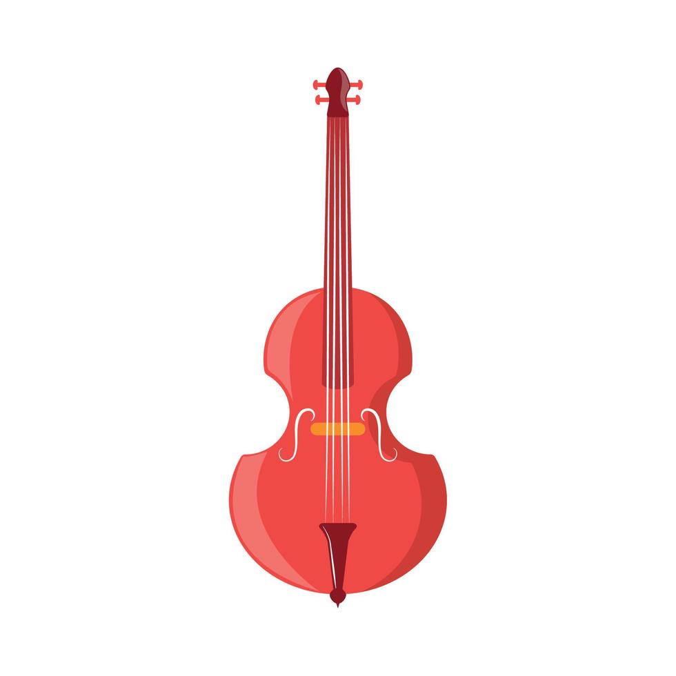 instrumento musical de violino vetor