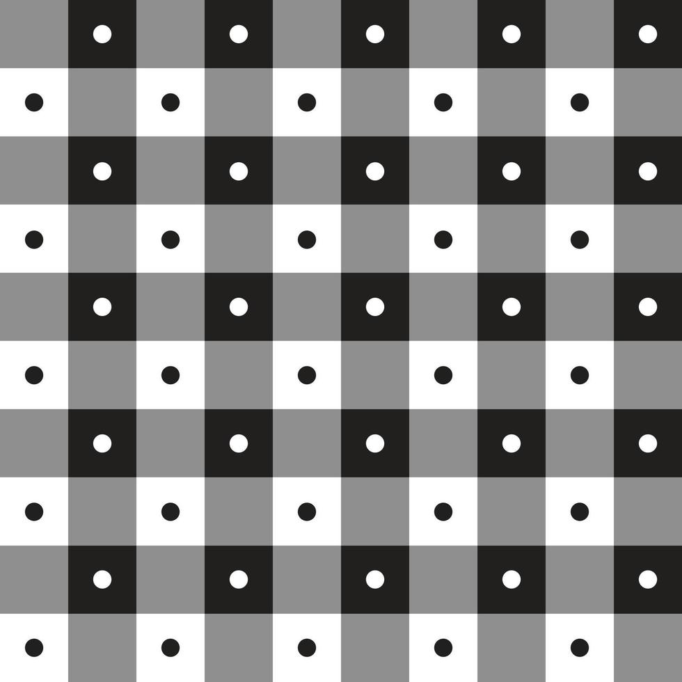 bolinha círculo doce elemento geométrico preto branco cinza bw xadrez xadrez padrão ilustração dos desenhos animados, esteira, tecido, têxtil, cachecol, papel de embrulho vetor