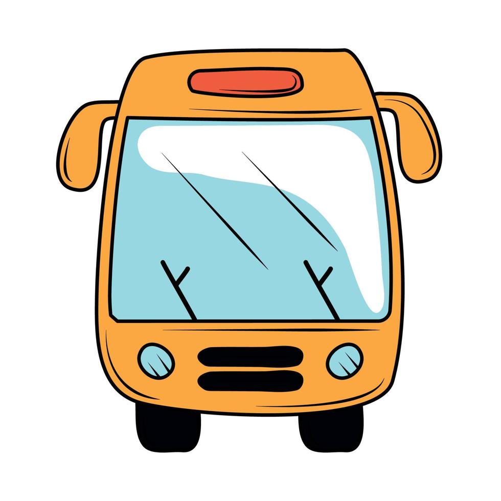 ícone de transporte de ônibus vetor