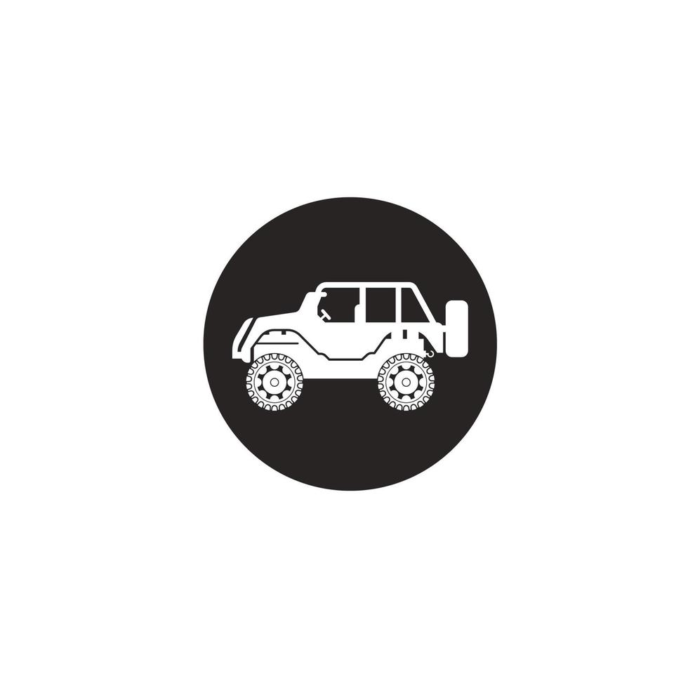 ícone de veículo off-road vetor