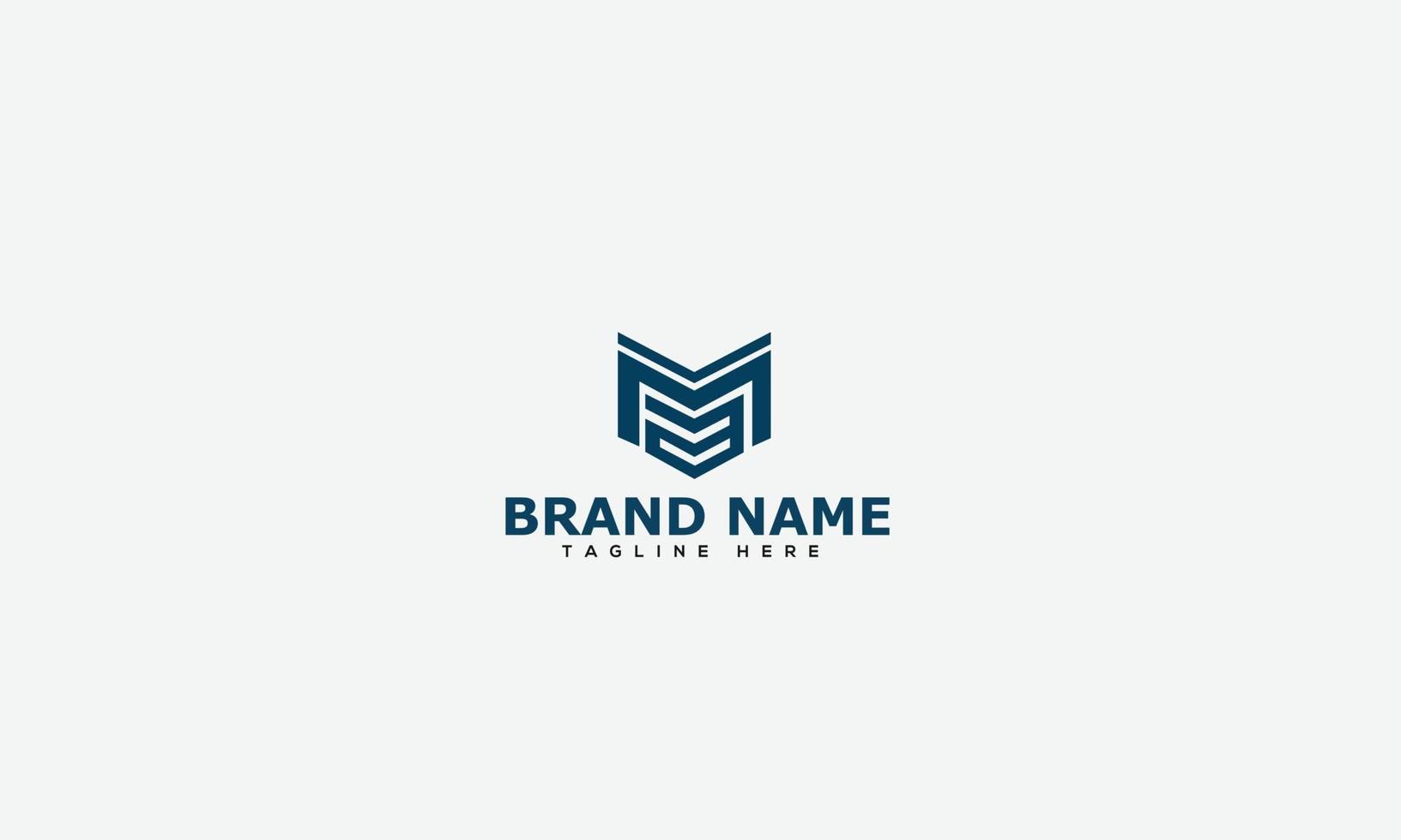 ma elemento de branding gráfico de vetor de modelo de design de logotipo.