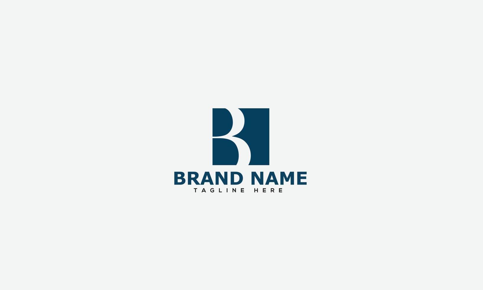 b elemento de branding gráfico de vetor de modelo de design de logotipo.
