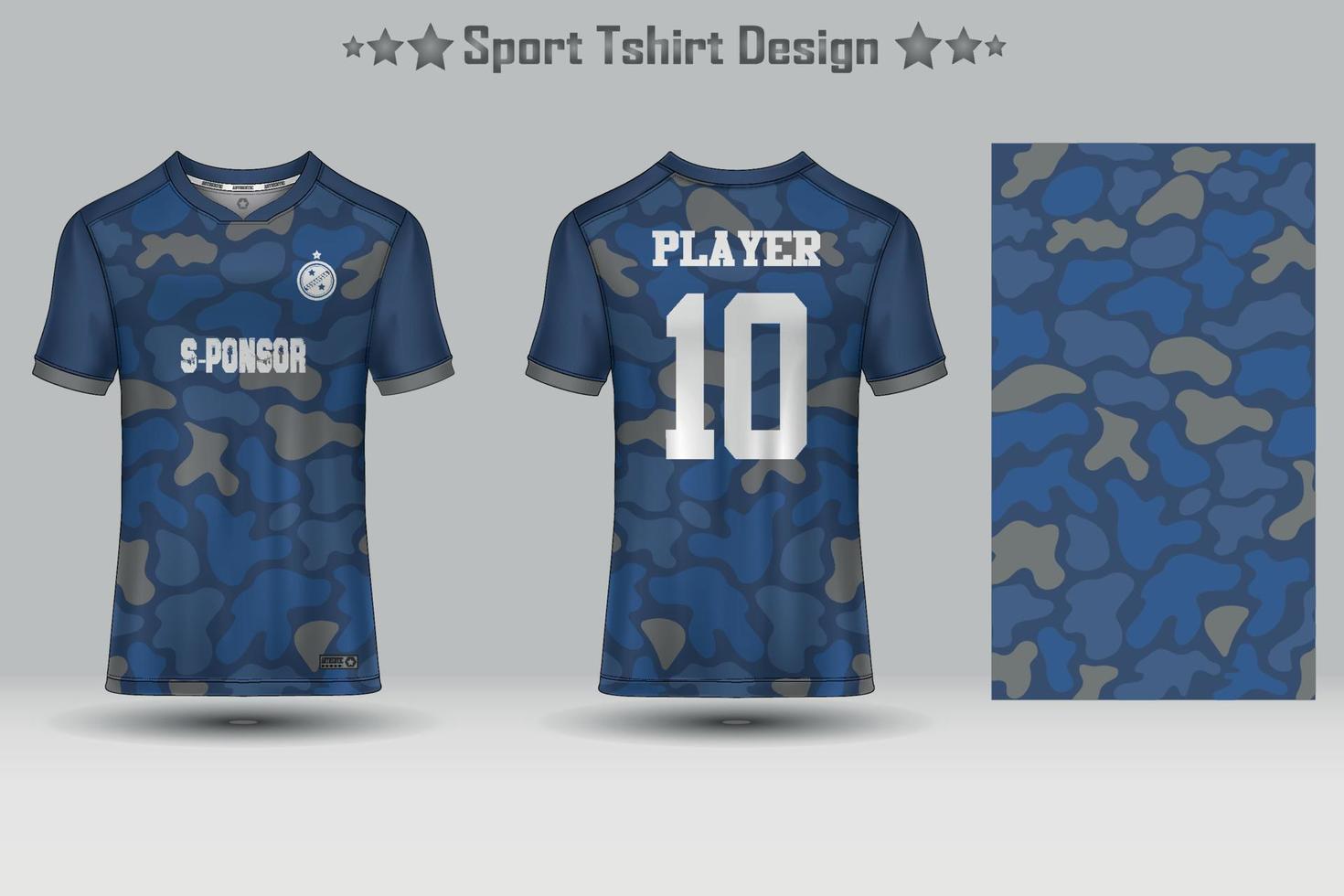 maquete de camisa de esporte de futebol design de t-shirt de padrão geométrico abstrato vetor