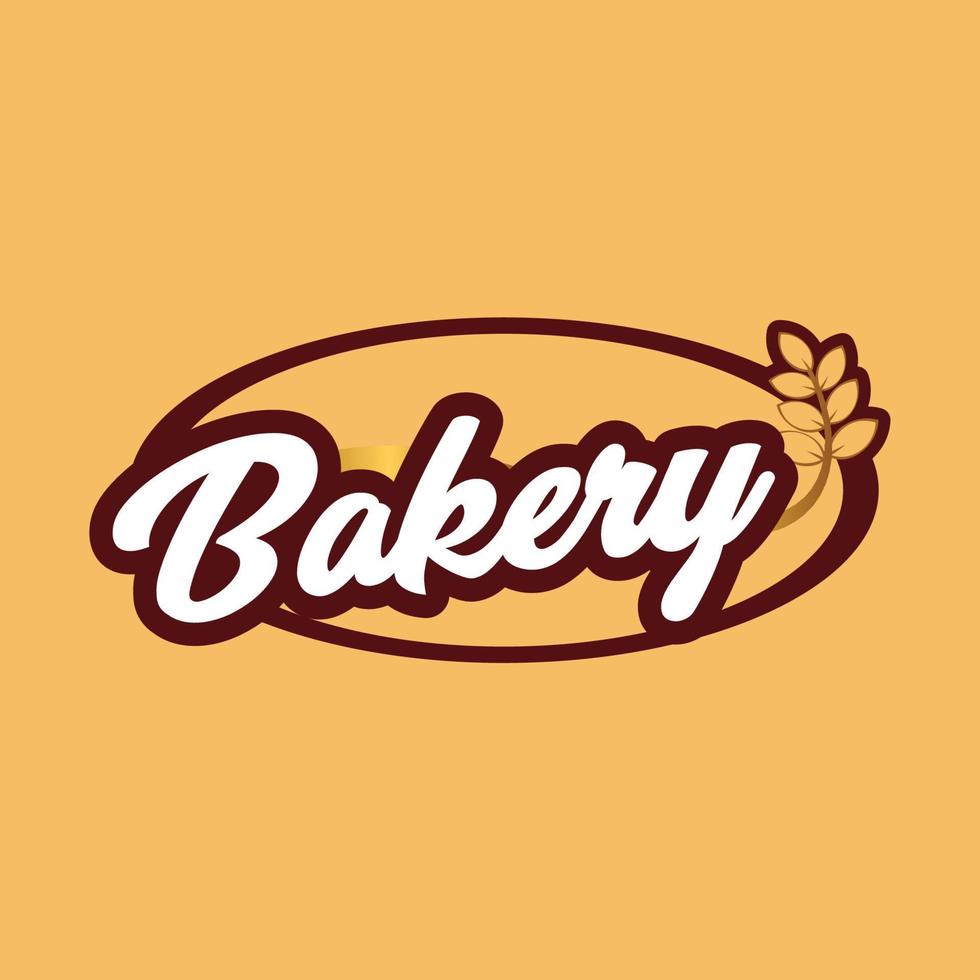 design de vetor de modelo de logotipo de loja de padaria