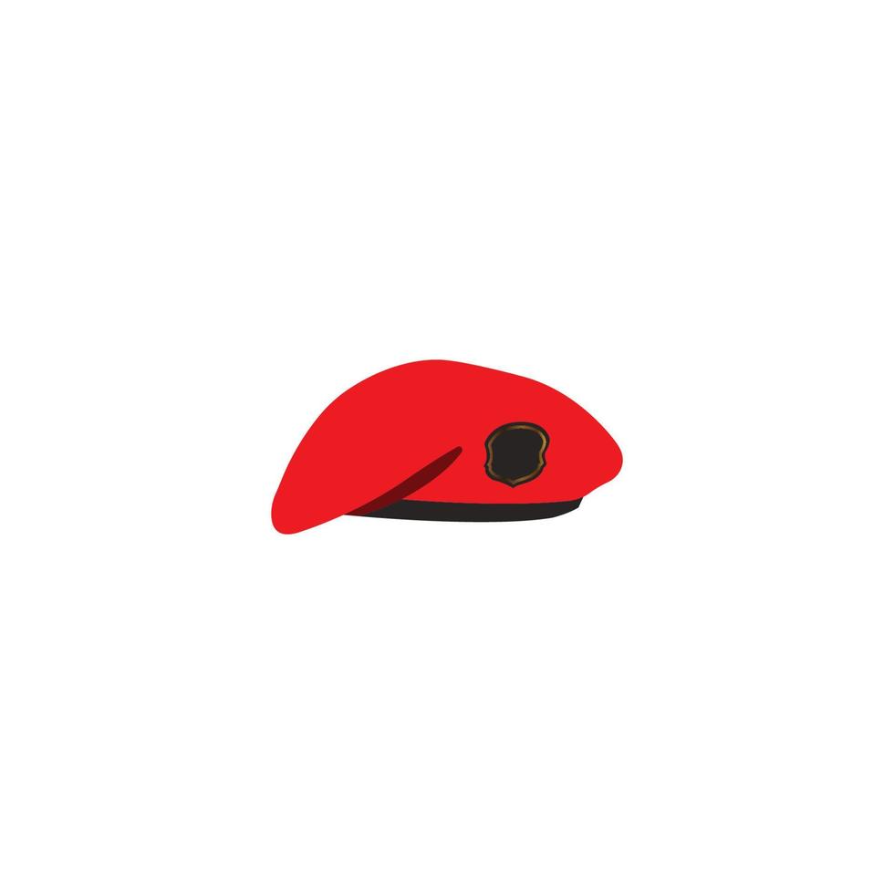 ícone de chapéu militar vetor