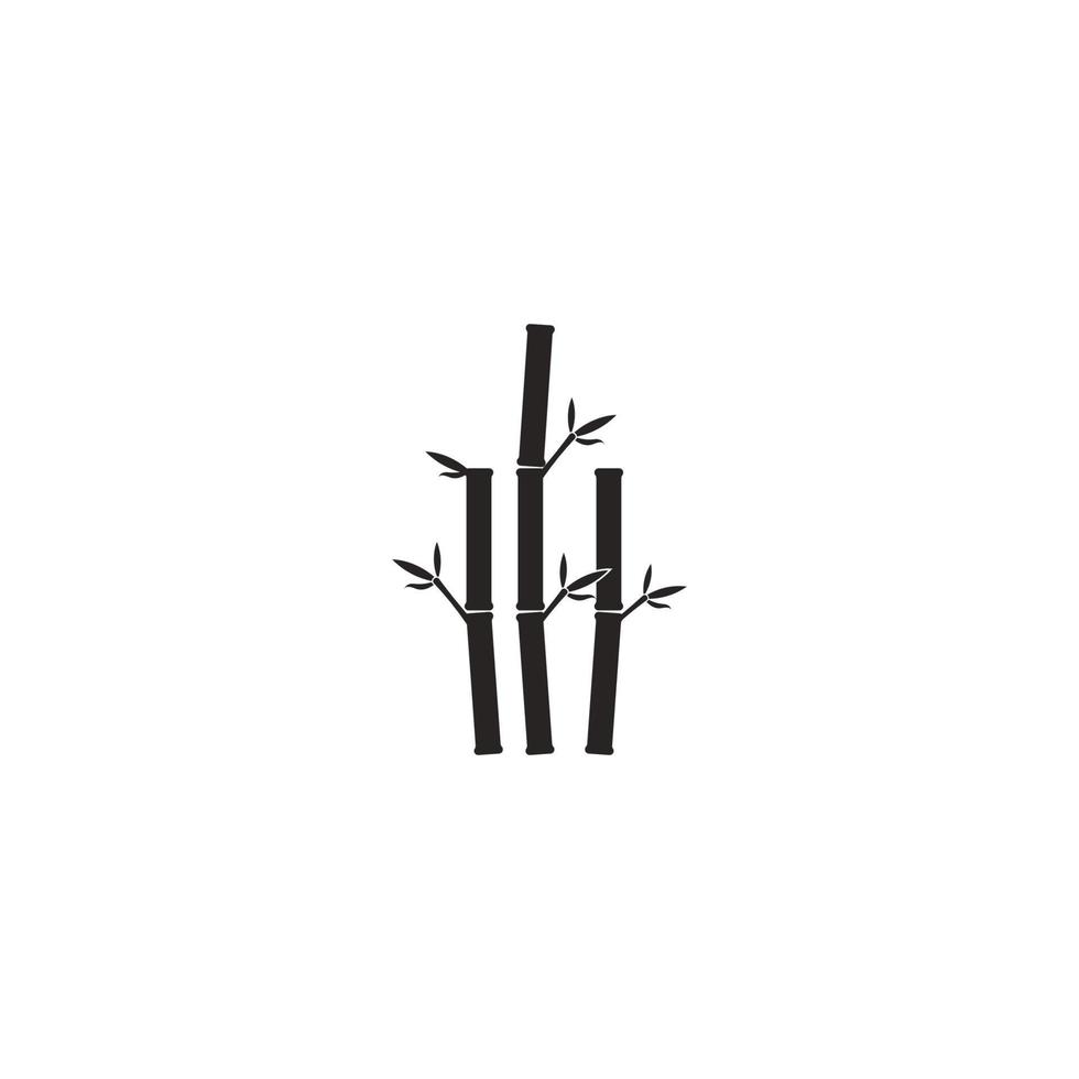 ícone de árvore de bambu vetor