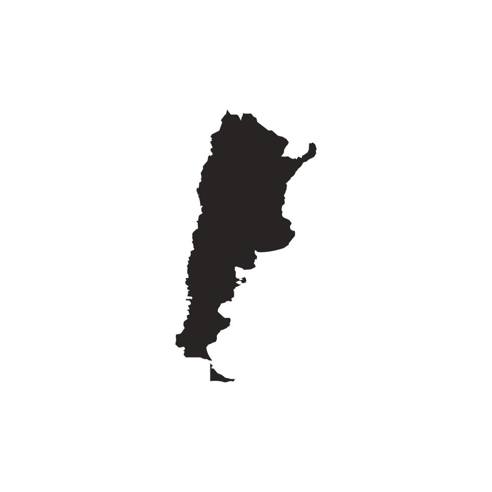 logotipo do mapa da argentina vetor