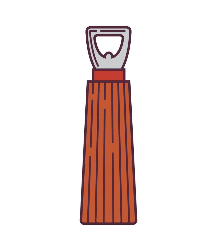 ícone do abridor de garrafa vetor
