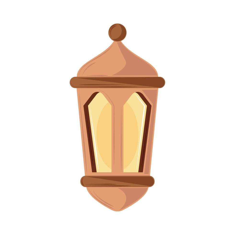 ícone de lâmpada oriental vetor
