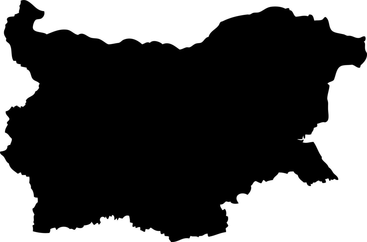 bulgária mapa vector map.hand desenhado estilo de minimalismo.